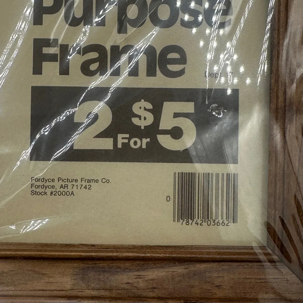 Vintage Fordyce Solid Wood Picture Photo Frame 5x7 Home Decor Wall Hanging NEW